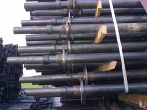 Collapsing Process at the Ends of 48 Pipes in Construction Scaffolding Systems with Metflex Pipe Presses